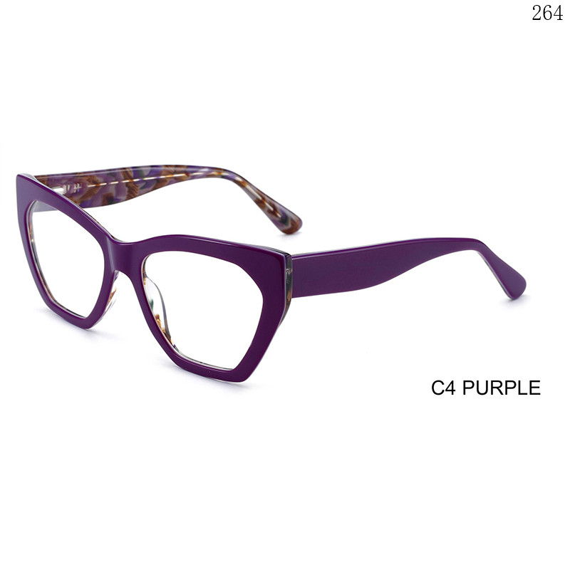 Dachuan Optical H2808 China Supplier Hot Fashion Acetate Optical Glasses Armações Ópticas with Cateye Shape (9)